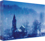 Saint Hubert's Chapel in Winter Dress 12 x 8" Artisan Archival Canvas Thin Gallery Wrap - Canvas Wraps & Ready to Hang - JustLook.Productions